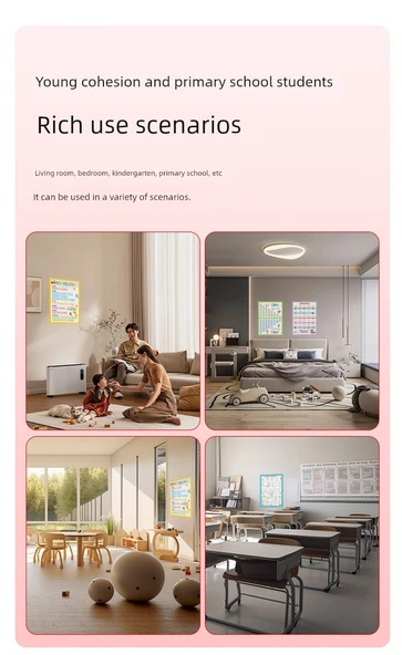 Okul Öncesi Eğitim Duvar Tablosu - 2. Sınıf Okuma Tablosu Cilt 2 (464 Kelime) - Resim 11