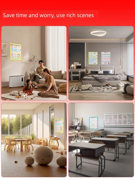 Okul Öncesi Eğitim Duvar Tablosu - 2. Sınıf Okuma Tablosu Cilt 2 (464 Kelime) - Resim 5