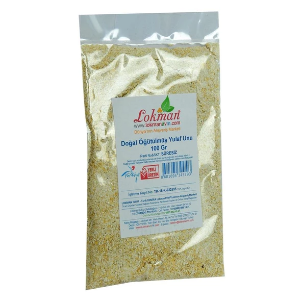 Saf Doğal Öğütülmüş Yulaf Unu 1.Kalite Katkısız 100GR - 4