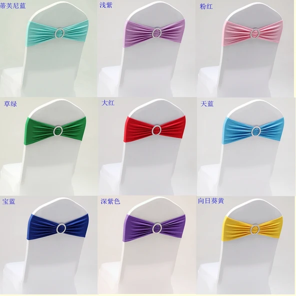 Polyester Sandalye Fiyonk Bağlantısı - 35x14cm Beyaz