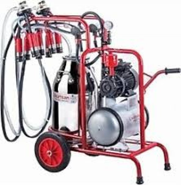 KURTSAN ÇİFT SAĞIM KURU POMPA VAKUM KAZANLI 40 LT PASLANMAZ KROM GÜĞÜMLÜ SAĞIM MAKİNASI - 2