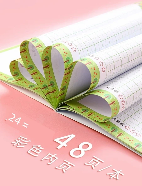 A5 Okuma Yazma Çizim Defteri - 8 Adet - Resim 11