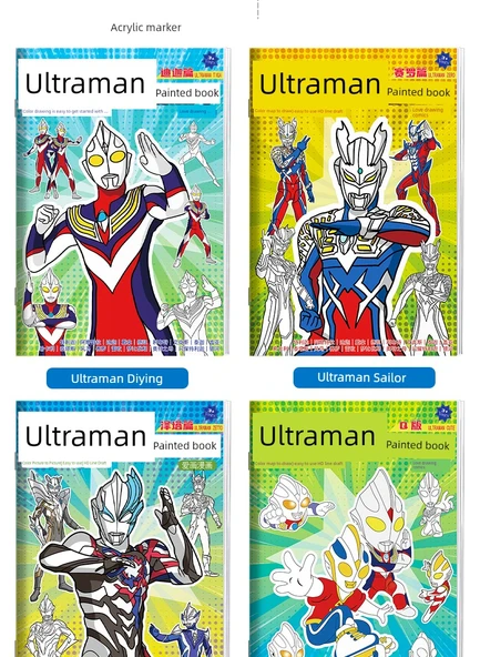 Ultraman Boyama Kitabı - Cerro + Zeta ve Kalem Seti - 9