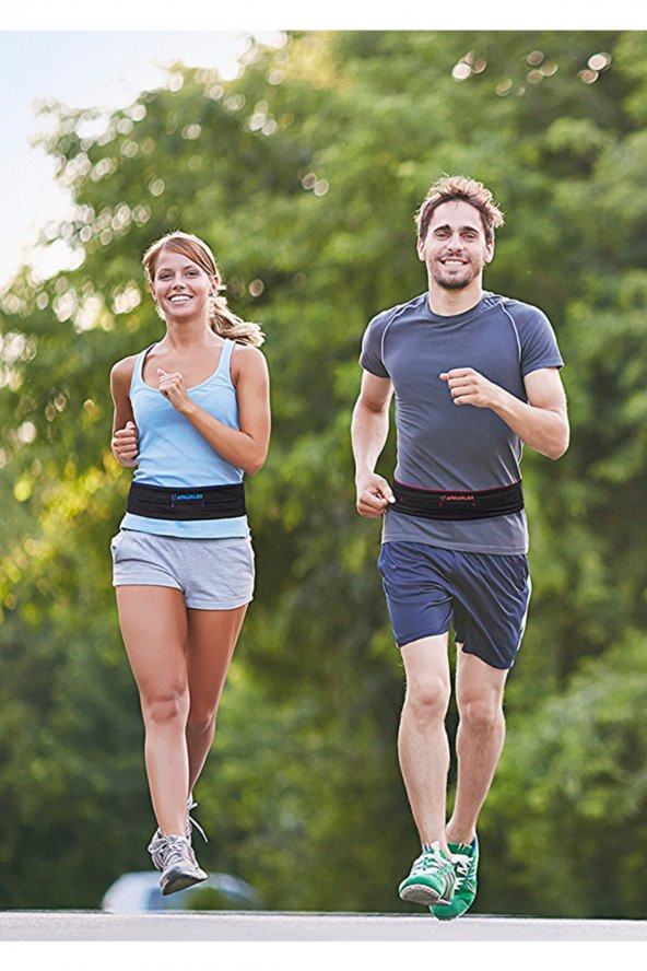 Kadın Erkek Bel Çantası Spor Koşu Fitness Sporcu Bele Takılan Çanta Telefon Tutma Bandı