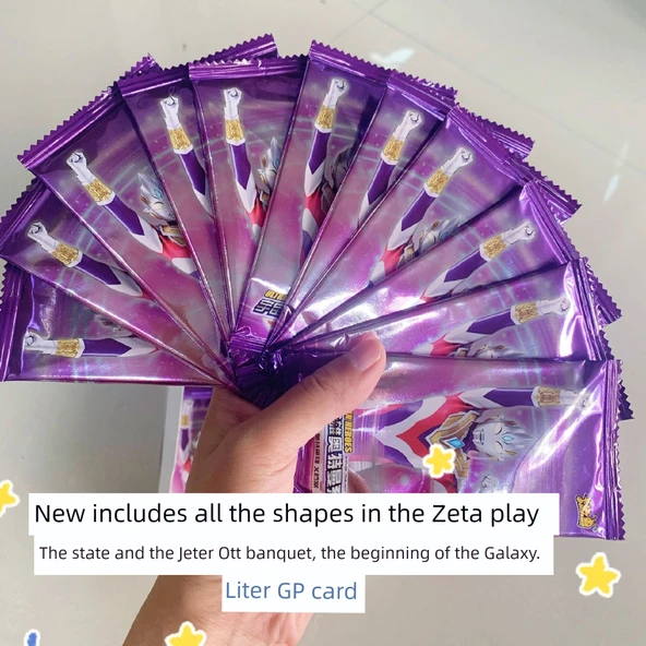 Ultraman Nezha Kartları 10 TL Doutian Paketi - 1 Paket 5 Kart - Resim 3