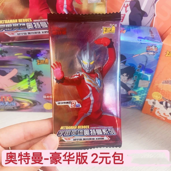 Ultraman Nezha Kartları 2 TL Lüks Paket - 1 Paket 6 Kart - Kutu İçinde 30 Paket