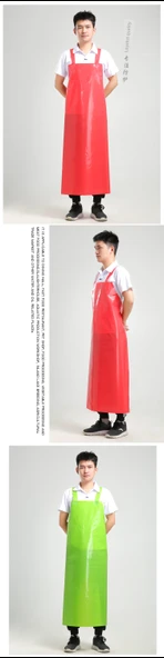 Minimalist Mutfak Önlüğü - Mavi 20 İpek - 120x90cm - Resim 11