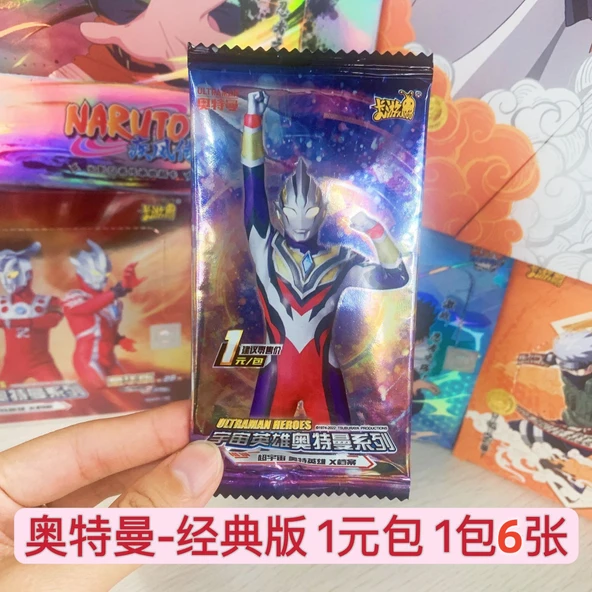 Ultraman Nezha Kartları 1 TL Klasik Paket - 1 Paket 6 Kart - Kutu İçinde 36 Paket