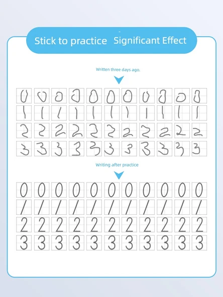 Çocuklar için Hat Yazısı Alıştırma Kitabı - Pinyin - 3