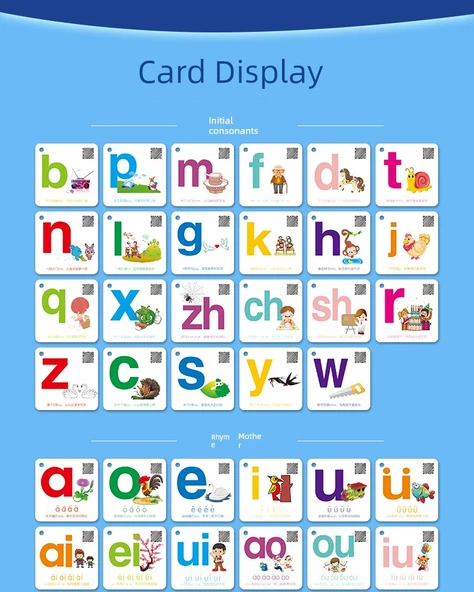 Pinyin Kartı, 1. Sınıf Okuma Yazma ve Zihinsel Hesaplama Kartı (Karton) - 9