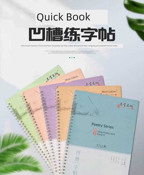 Yazı Defteri Seti - 5 Kitap, 20 Yedek, 2 Kalem, 2 Tutacak, 1 Kalem, 6 Mürekkep - Resim 8