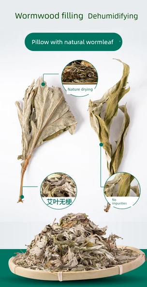 Dikdörtgen Mavi Karabuğday Kabuklu ve Yaban Krizantemli Yastık - 6-12cm - Resim 9