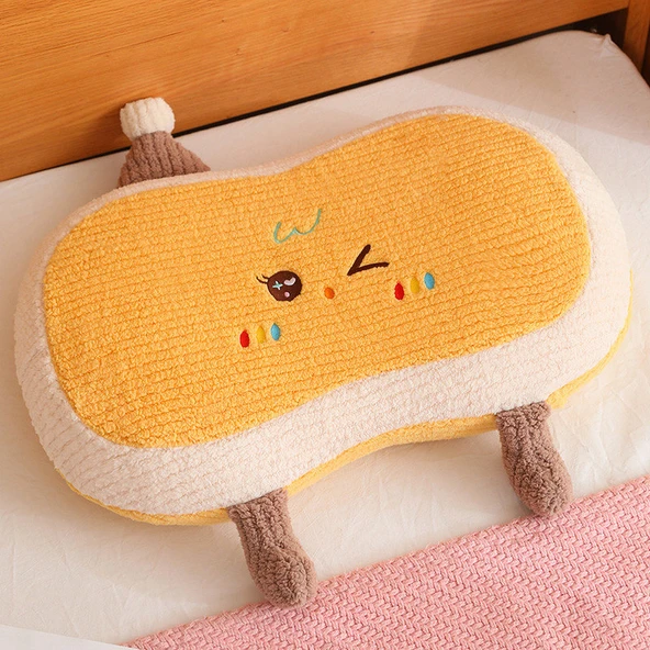 Dopamin Hafızalı Köpük Yastık - Sarı - 55x35x10cm