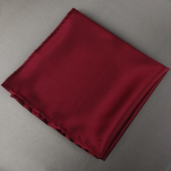 Saten Peçete - Bordo - 45x45 cm