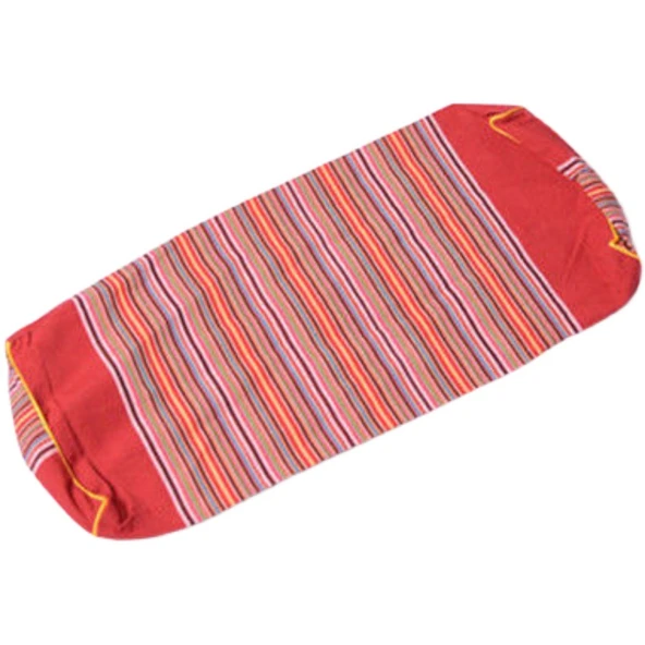 Pamuklu Yastık Kılıfı - 50x20x8 cm - Kırmızı