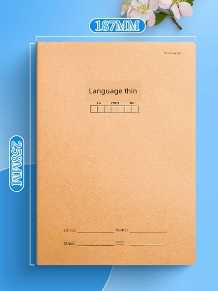 16K Kareli Defter - 5 Adet - Resim 3