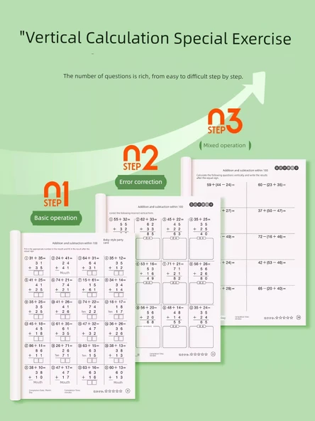 Huanggang 2. Sınıf Dikey Hesaplama Alıştırma Kitabı - 1. Kitap 94 Sayfa - 4