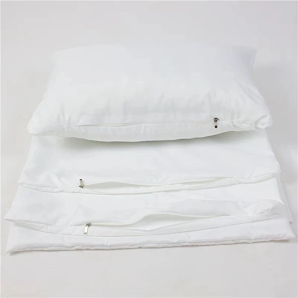 Fermuarlı Toz Geçirmez Yastık Kılıfı Astarı 30cm x 50cm (Tek Adet)