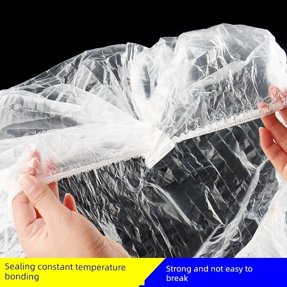 Lastikli Plastik Masa Örtüsü - Kalın Beyaz 1.0x1.0m (Yuvarlak/Kare Masa İçin, 20 Adet)
