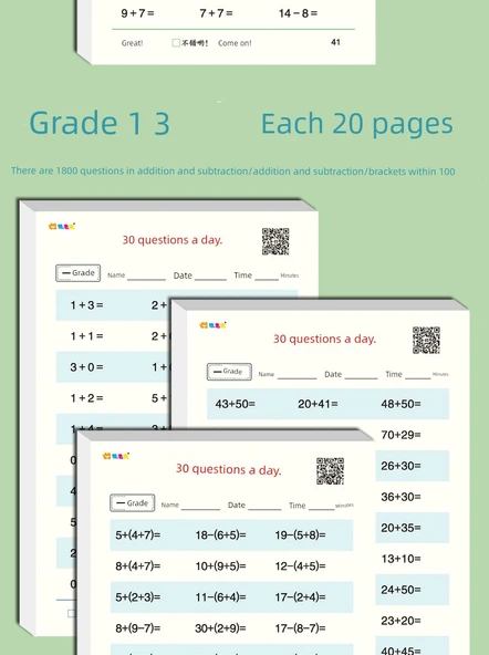 Günlük Matematik Alıştırmaları - 3. Sınıf (1800 Soru) - 9