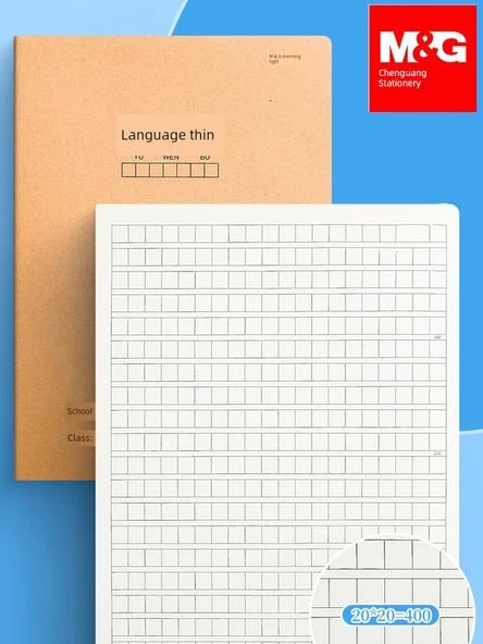 16K Kareli Defter - 5 Adet - Resim 2