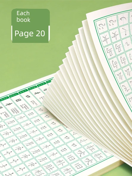 Nokta Vuruşlu Kaligrafi Alıştırma Kitabı - 3 Kitap - 4