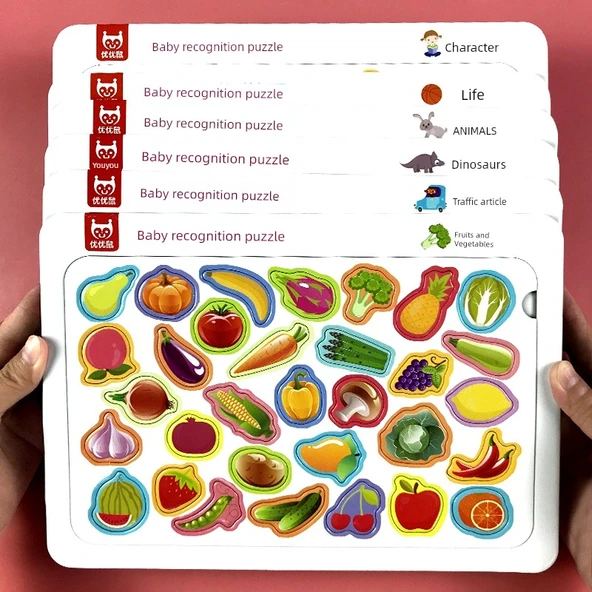 Bebek Tanıma Eğitici Kartları - 6 Kitap