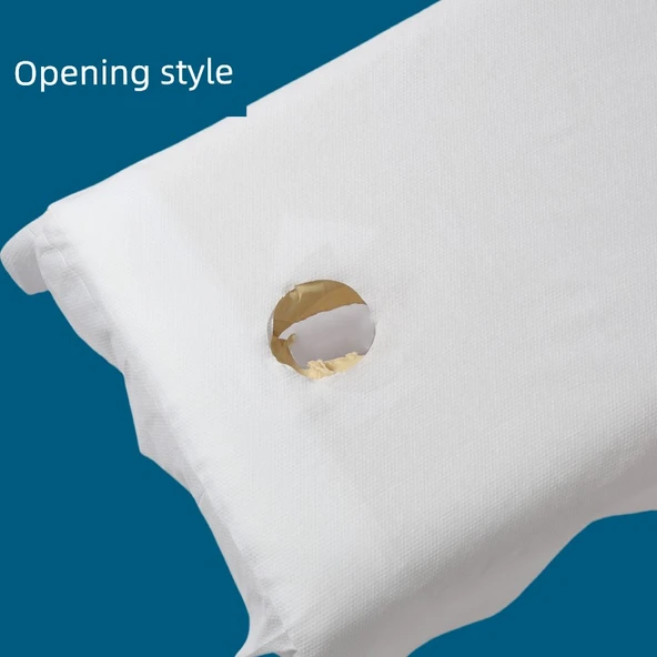 Masaj Otel için Tek Kullanımlık Tela Yatak Örtüsü - Bitki İnci Taneli 65g 90*190 - 4