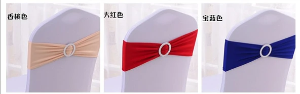 Lastikli Sandalye Arkası Çiçek Dekorasyonu 15x35cm - Gül Kırmızısı - 10