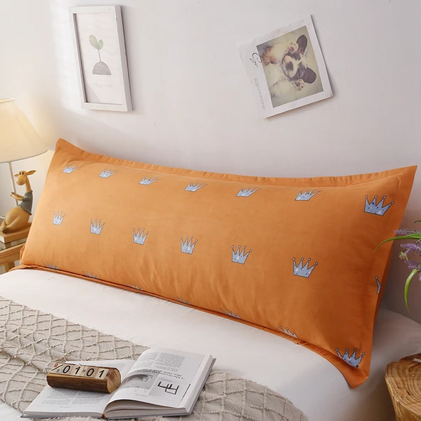 Çift Kişilik Uzun Yastık Kılıfı - Meteor Yağmuru Desenli - 1.2 Metre - 5