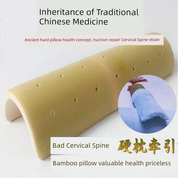 Boyun Kamburu Isıtmalı Kompres Servikal Omurga Yastığı - Boyun Yastığı + Yastık Kılıfı 7cm (1.75m Üzeri)
