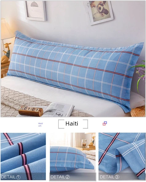 Çift Kişilik Uzun Yastık Kılıfı - Çiçek Şarkıları Desenli - 1.2 Metre - 11