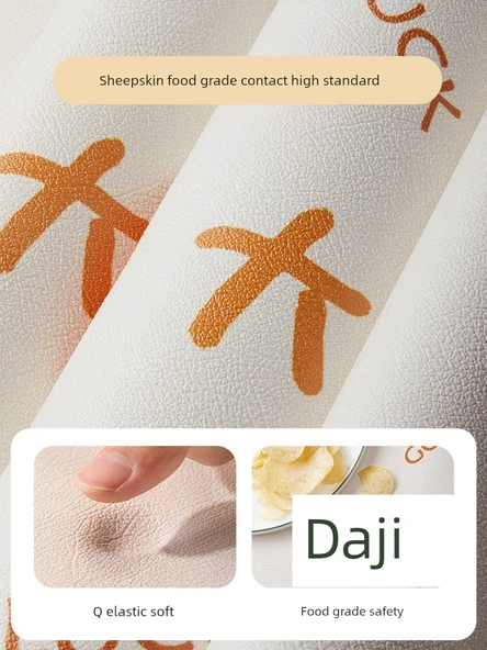 Su Geçirmez PVC Masa Örtüsü - Linghua Işık Dili Desenli - 60x120 cm - 4