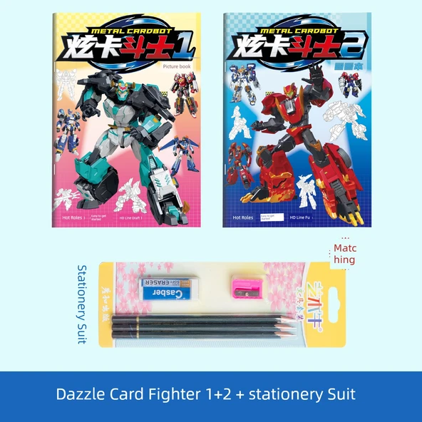 Dazzle Kart Savaşçısı 1+2 Kırtasiye Setli