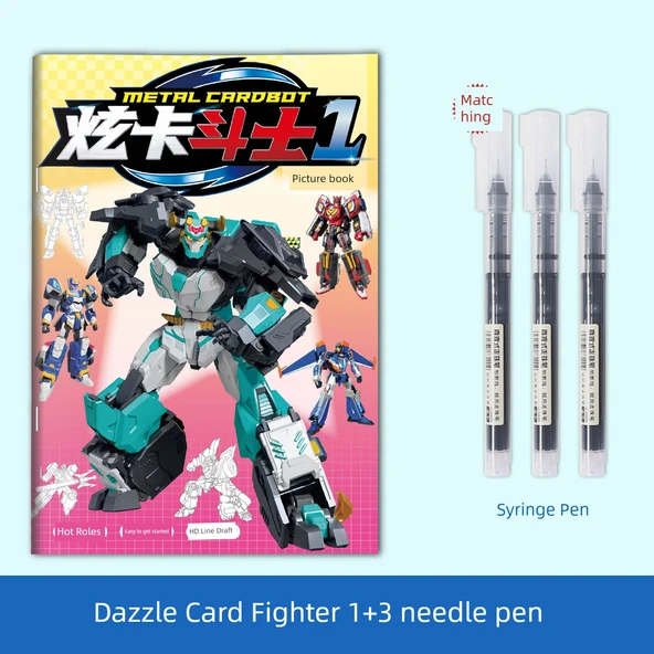 Dazzle Kart Savaşçısı 1 İğne Uçlu Kalemli