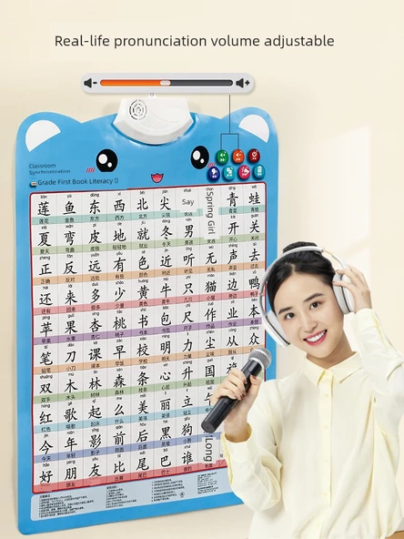 Çocuk İlkokul Okuma Yazma Öğrenme Duvar Tablosu - Birinci Sınıf Kitabı [2] - Resim 6