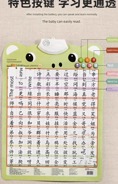 Çocuk İlkokul Okuma Yazma Öğrenme Duvar Tablosu - Birinci Sınıf Kitabı [2] - Resim 11