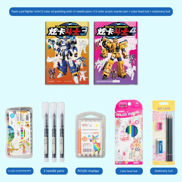 Dazzle Kart Savaşçısı 3+4 Alet Setli
