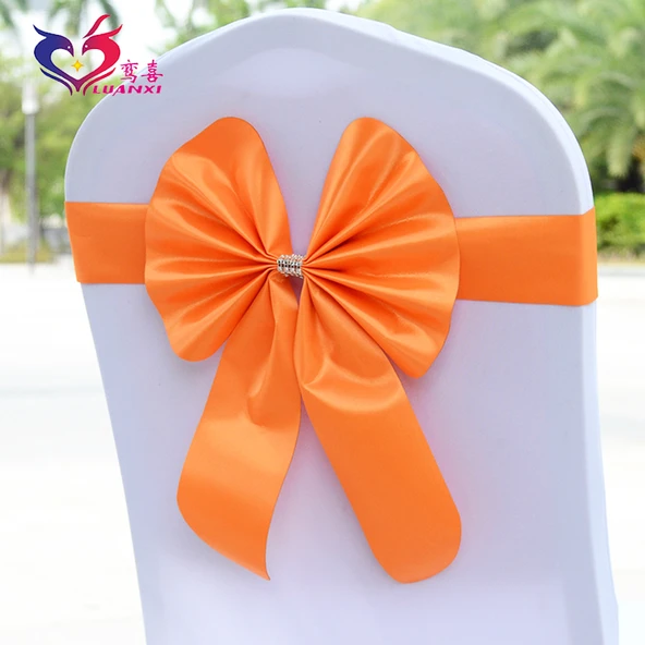 Fiyonklu Sandalye Kılıfı - Şampanya Altını - Resim 2