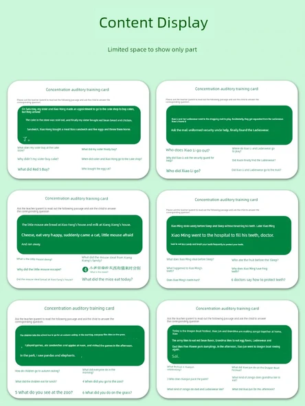 İşitsel Sözel İngilizce Eğitim Kartları - İkili Set [İşitme Eğitimi + Mantıksal Akıl Yürütme] - 4