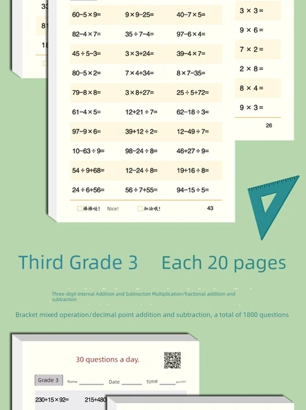 Günlük Aritmetik Alıştırma Kitabı - Okul Öncesi - 30 Soru [3 Versiyon] + On Yöntem + Çocuklar - Resim 11