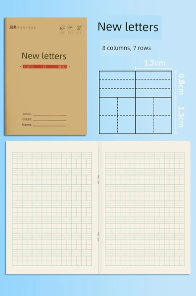 İlkokul Öğrenci Defteri - Matematik Defteri 5 Adet - 11