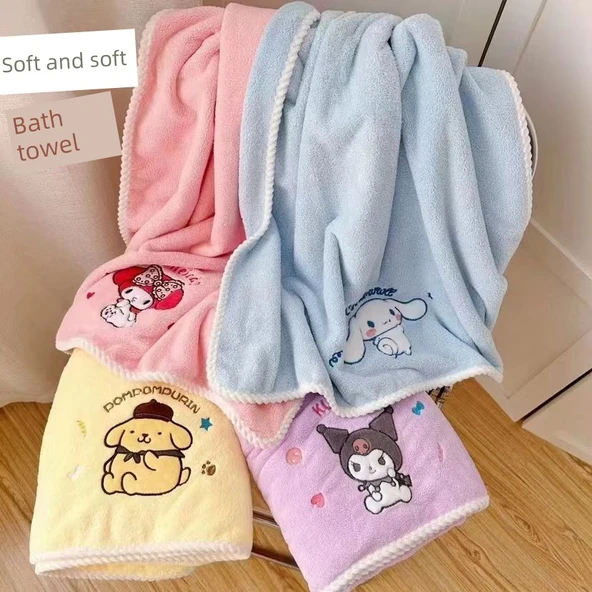 Mavi Yugui Köpek Havlu + Banyo Havlusu Seti - 5