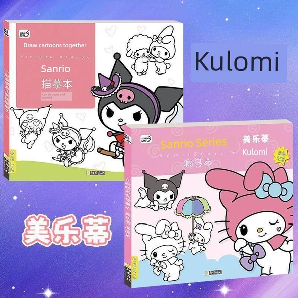 Sanrio Boyama Kitabı - Kulomi + Melody
