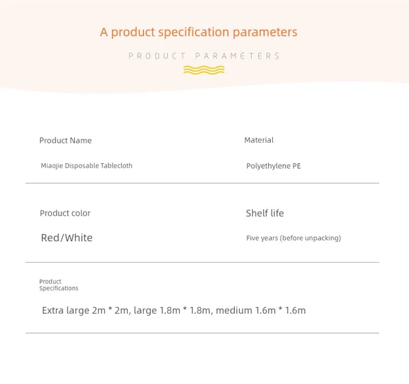 Beyaz Büzgülü Tek Kullanımlık Masa Örtüsü - 30 Adet - Resim 8