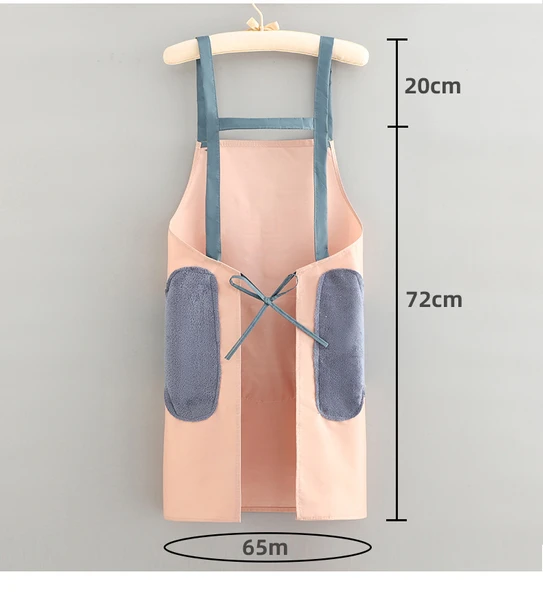 Su Geçirmez Ayarlanabilir Boyundan Askılı Önlük - Mavi Geyik - Resim 10