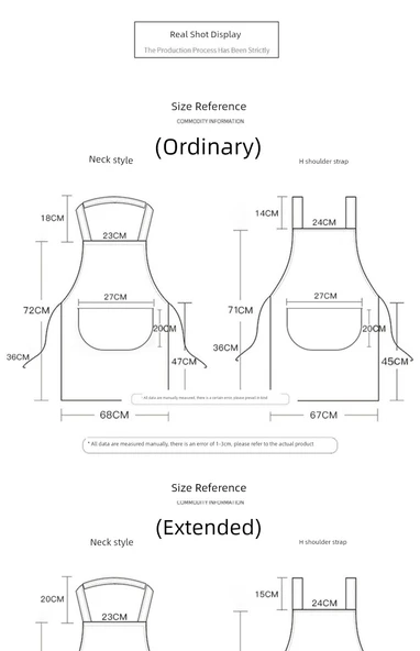 Su Geçirmez Ayarlanabilir Boyundan Askılı Önlük - Mavi Geyik - Resim 8