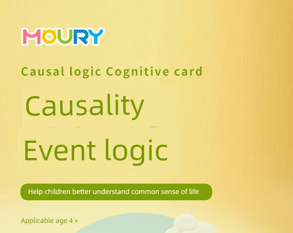 Çocuklar için Neden Sonuç İlişkisi Kart Oyunu - 4 Soru + 24 Cevap Kartı + Fermuarlı Çanta + Cırt Cırt + Bağlama Halkası - Resim 7