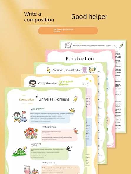 İlkokul Sınıf Duvar Tablosu - GE-09 Matematik Formülleri Kitabı - 6