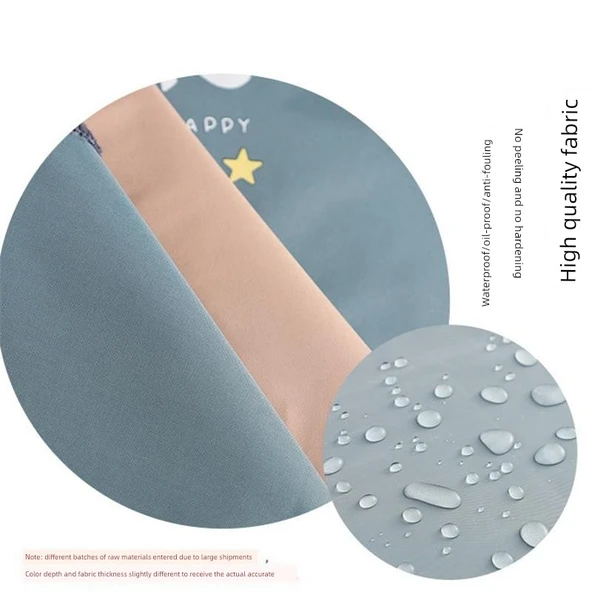 Su Geçirmez Ayarlanabilir Boyundan Askılı Önlük - Mavi Geyik - Resim 3